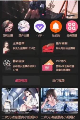 运营版二次元苹果CMS电影影视源码+采集规则